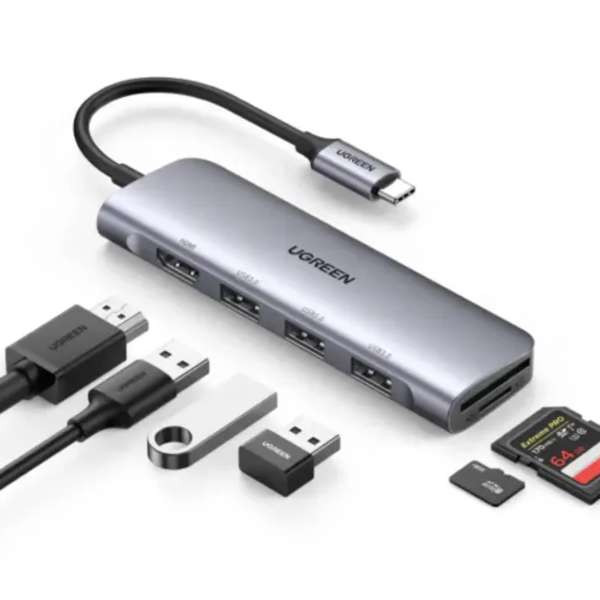 UGREEN 6 IN 1 USB HUB