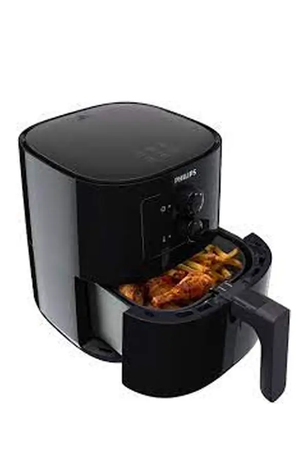 Philips* Air Fryer 800g Black - Crispy Delights in a Stylish